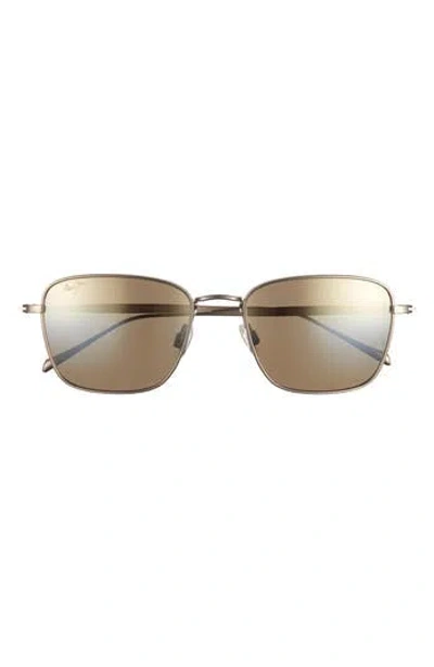 Maui Jim 54mm Core Square Polarized Sunglasses In Bronze Bronze Bronze