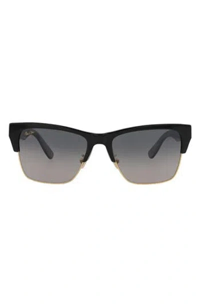 Maui Jim 56mm Half Rim Sunglasses In Multi