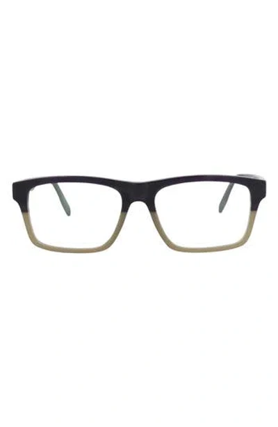 Maui Jim 56mm Square Optical Glasses In Black