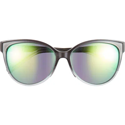 Maui Jim 57mm Polarized Cat Eye Sunglasses In Grey Grey Green