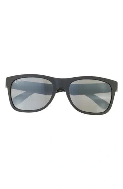 Maui Jim 58mm Polarized Square Sunglasses In Black Black Grey