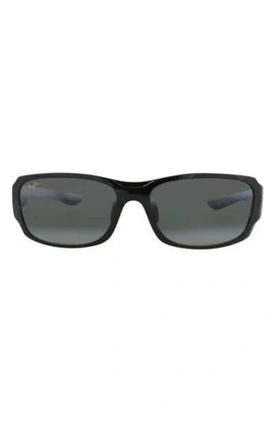 Maui Jim 60mm Rectangular Sunglasses