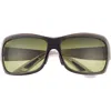 Maui Jim 62mm Rectangular Sunglasses