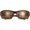 MAUI JIM MAUI JIM 62MM SQUARE CORE POLARIZED SUNGLASSES