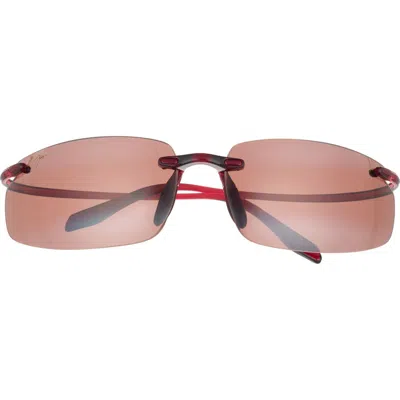 Maui Jim 63mm Core Polarized Rectangular Sunglasses In Multi