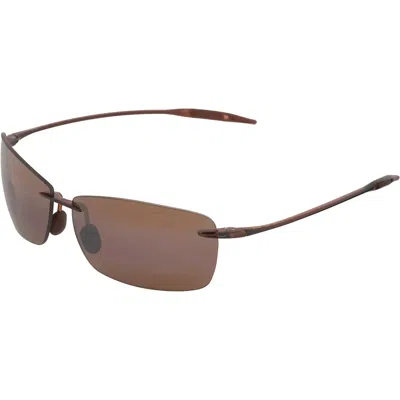 Pre-owned Maui Jim Adults' Lighthouse Polarized Sunglasses - Brown