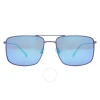 Maui Jim Aeko Blue Hawaii Navigator Sunglasses B886-03 In Blue / Grey