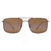 Maui Jim Aeko Hcl Bronze Navigator Men's Sunglasses H886-01 55 In Bronze