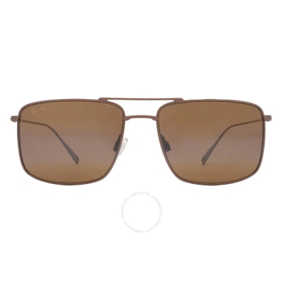 Maui Jim Aeko Hcl Bronze Navigator Men's Sunglasses H886-01 55