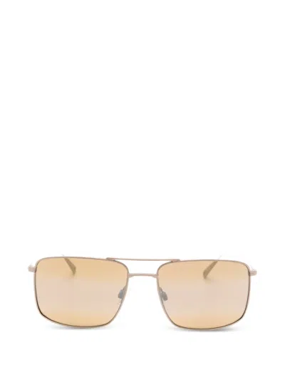 Maui Jim Aeko Pilot-frame Sunglasses In Brown