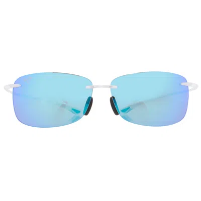 Maui Jim 'akau Blue Hawaii Rectangular Unisex Sunglasses B442-05cm 62