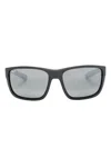 Maui Jim Amberjack Square-frame Sunglasses In Schwarz