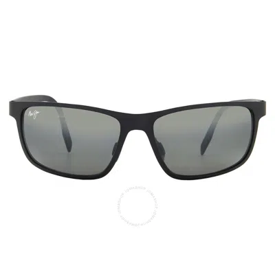 Maui Jim Anemone Nuetral Grey Rectangular Men's Sunglasses 606-02 60
