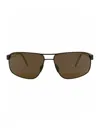 Maui Jim Aviator-frame Monel Acetate Sunglasses In Multi