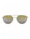 Maui Jim Aviator-frame Monel Sunglasses