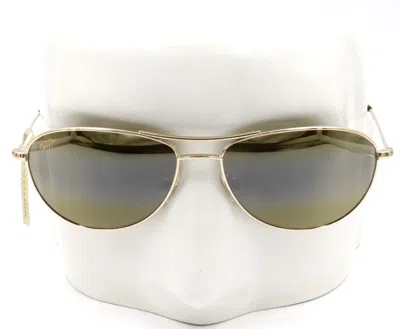 Pre-owned Maui Jim Baby Beach Gold Reader +1.50 Aviator Sunglasses H245-1615 $359