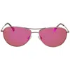Maui Jim Baby Beach Maui Sunrise Pilot Unisex Sunglasses P245-16r 56 In Red