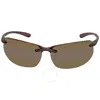Maui Jim Banyans Hcl Bronze Rectangular Unisex Sunglasses H412-10 70 In Bronze / Tortoise