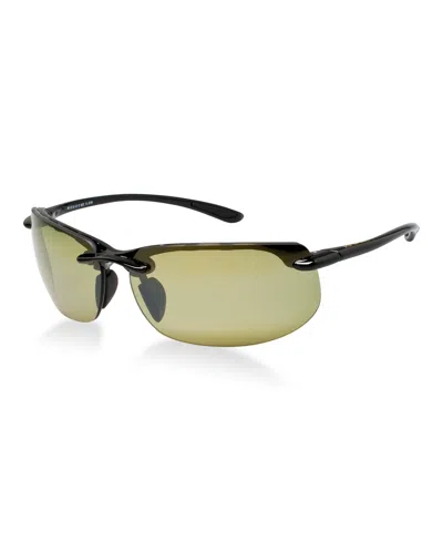 Maui Jim Banyans Polarized Sunglasses , 412 In Black,green