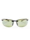 Maui Jim Banyans Rimless Sunglasses In Black