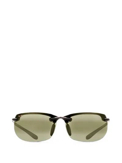 Maui Jim Banyans Rimless Sunglasses In Schwarz
