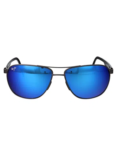 Maui Jim Castles Sunglasses In Blue