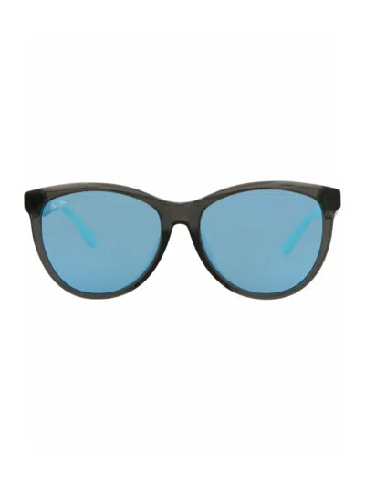 Maui Jim Cat Eye-frame Acetate Sunglasses In Black