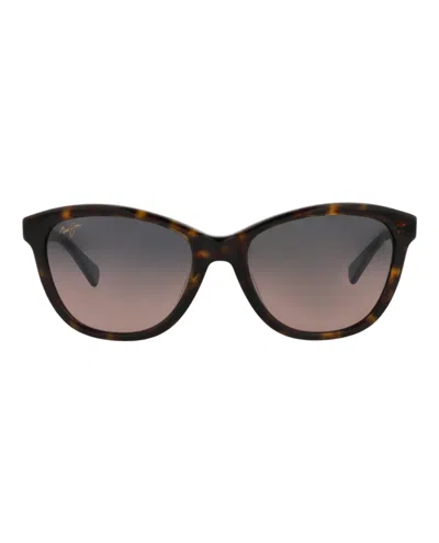 Maui Jim Cat Eye-frame Acetate Sunglasses In Multi