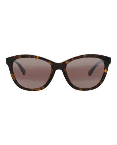 MAUI JIM CAT EYE-FRAME ACETATE SUNGLASSES