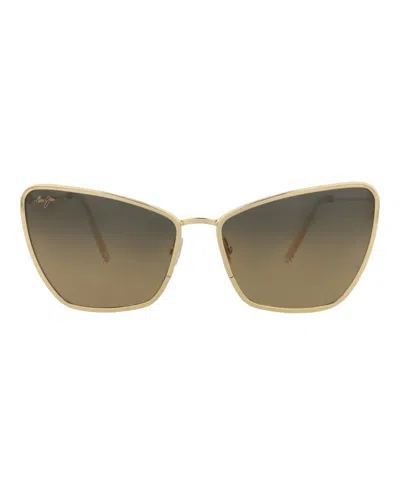 Maui Jim Cat Eye-frame Monel Sunglasses In Multi
