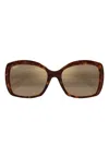 Maui Jim Cat-eye Frame Sunglasses In Brown