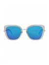 Maui Jim Voilet Lake Mj843 Sunglasses Woman Sunglasses Grey Size 53 Titanium In Multi