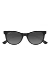 Maui Jim Cat-eye Sunglasses In Black