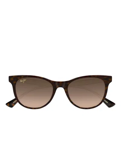 Maui Jim Cat-eye Sunglasses In Brown