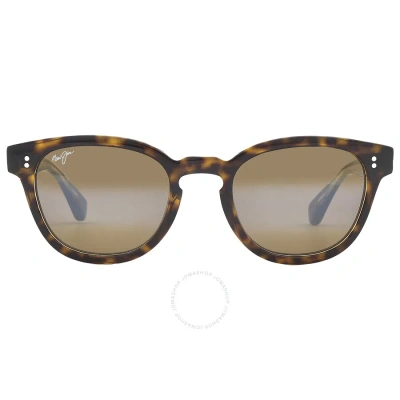 Maui Jim Cheetah 5 Hcl Bronze Oval Unisex Sunglasses H842-10g 52 In Brown