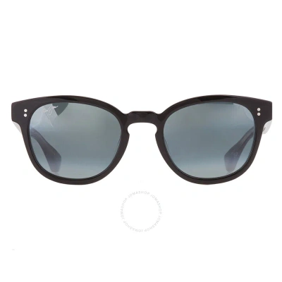 Maui Jim Cheetah 5 Neutral Grey Oval Unisex Sunglasses 842-02k 52 In Black / Grey