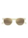 Maui Jim Cheetah 5 Textured-frame Sunglasses In Neutral