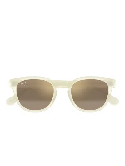 Maui Jim Cheetah 5 Textured-frame Sunglasses In Neutral