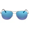 Maui Jim Cliff House Blue Hawaii Pilot Unisex Sunglasses B247-17 59 In Blue
