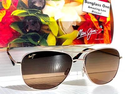 Pre-owned Maui Jim Cliff House Gold Polarized Hcl Bronze Lens Sunglass Hs247-16 In Brown