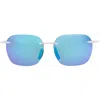 Maui Jim Core 50mm Polarized Square Sunglasses In Metallic