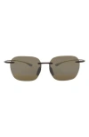 Maui Jim Core 50mm Polarized Square Sunglasses In Green