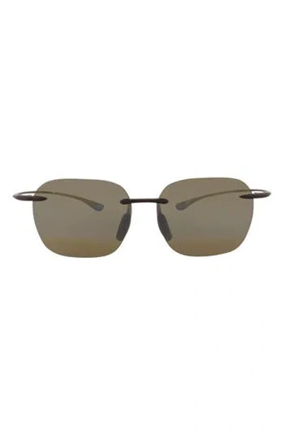 Maui Jim Core 50mm Polarized Square Sunglasses In Green