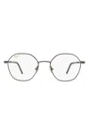 Maui Jim Geometric-frame Glasses In Grey