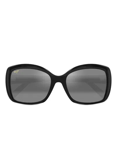Maui Jim Geometric Sunglasses In Black