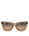 Maui Jim Glory Glory Sunglasses In Transparent Cinnamon In Brown