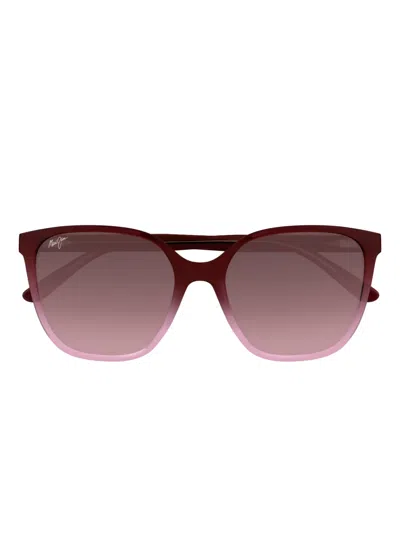 Maui Jim Good Fun Sunglasses In Burgundy