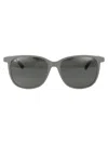 Maui Jim Grey Opio Shiny Blue Titanium Sunglasses