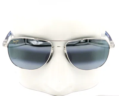 Pre-owned Maui Jim Guardrails Neutral Gray Polarized Aviator Sunglasses 327-17 $349