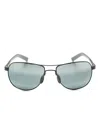 Maui Jim Guardrails Pilot-frame Sunglasses In Black